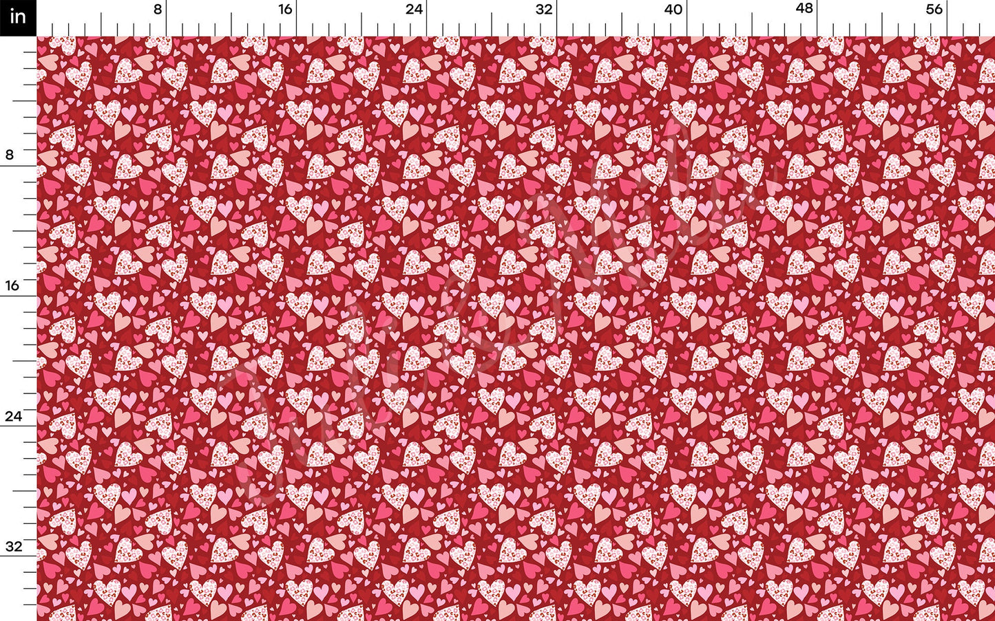 Valentines Day  Bullet Textured Fabric AA1180