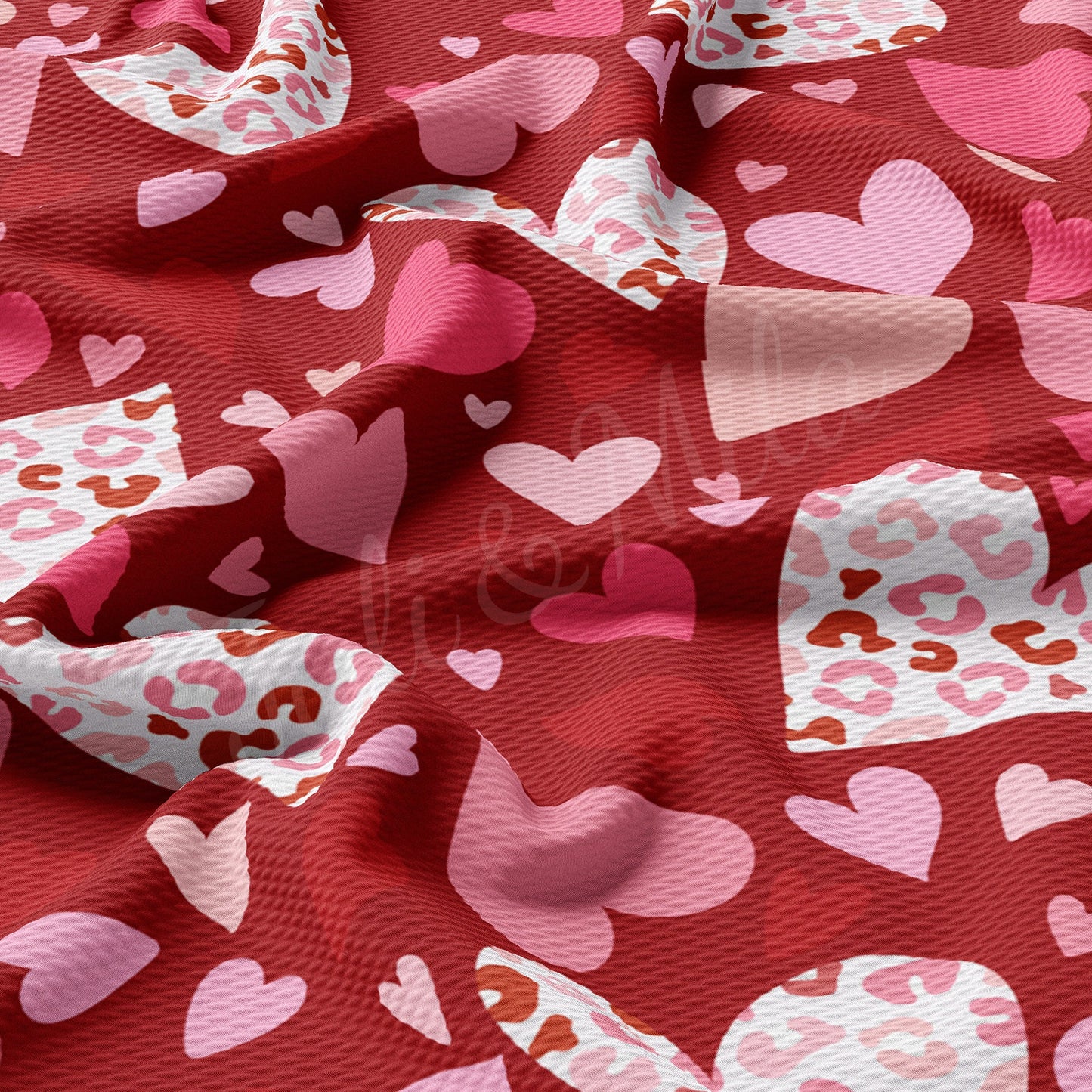 Valentines Day  Bullet Textured Fabric AA1180