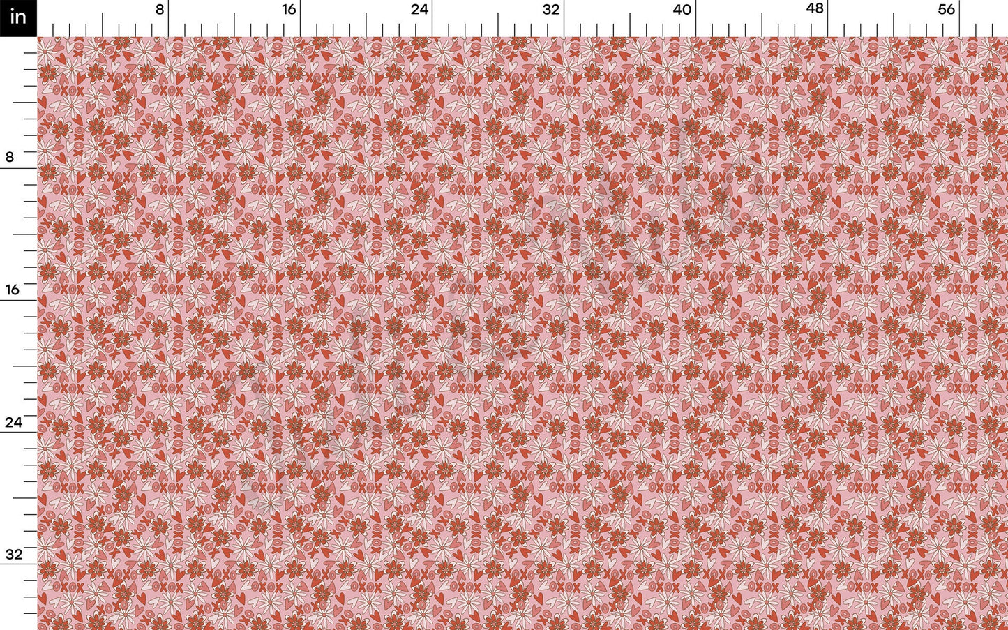 Valentines Day  Bullet Textured Fabric AA1156