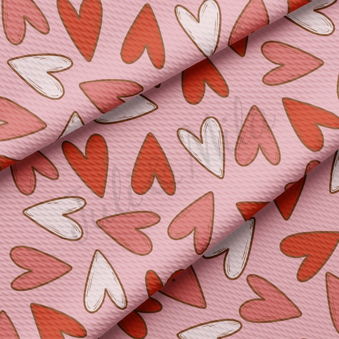 Valentines Day  Bullet Textured Fabric AA1183