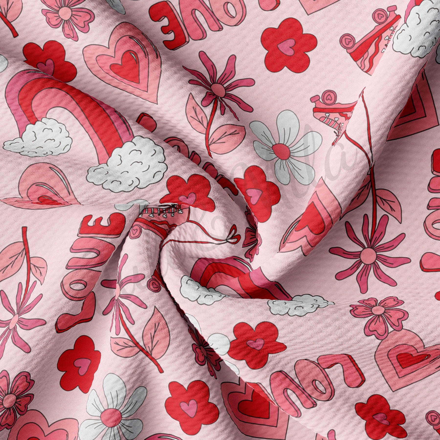 valentines day bullet fabric