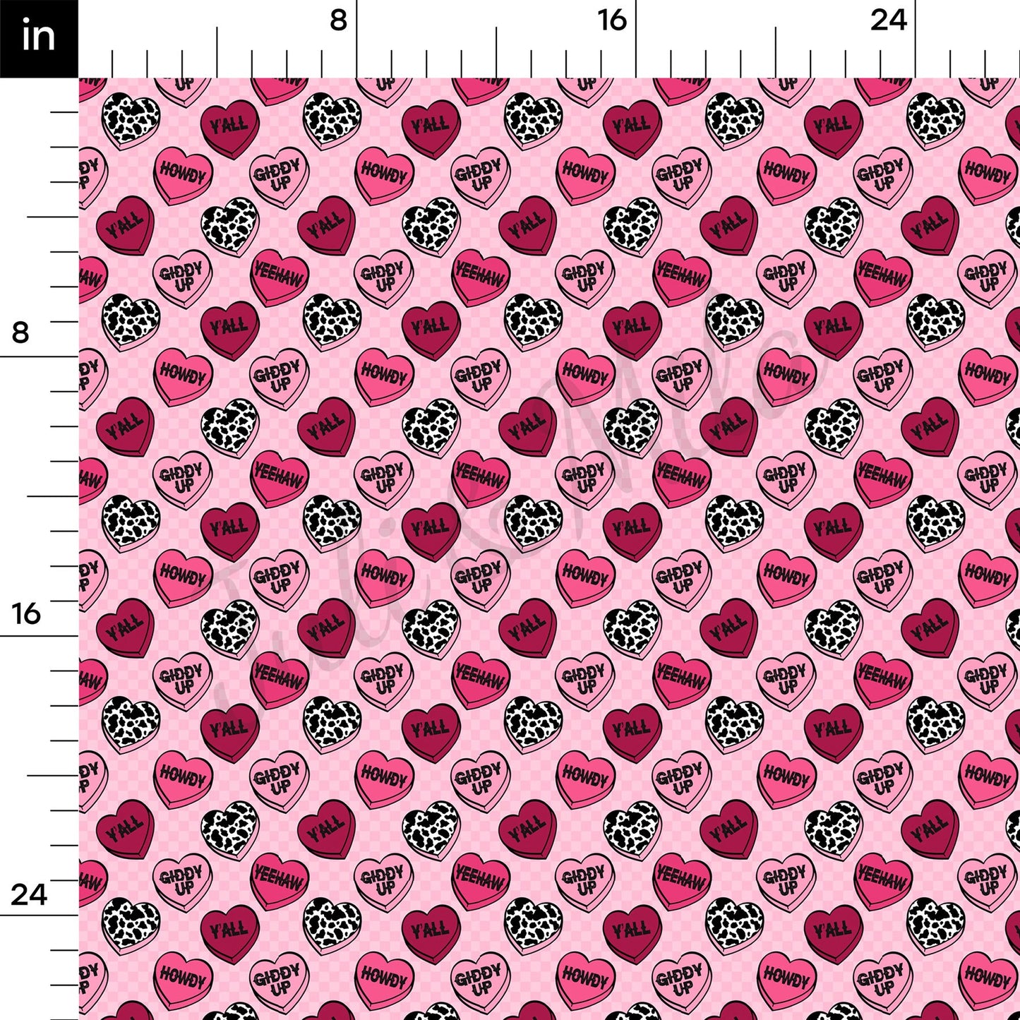 Valentines Day  Bullet Textured Fabric AA1319