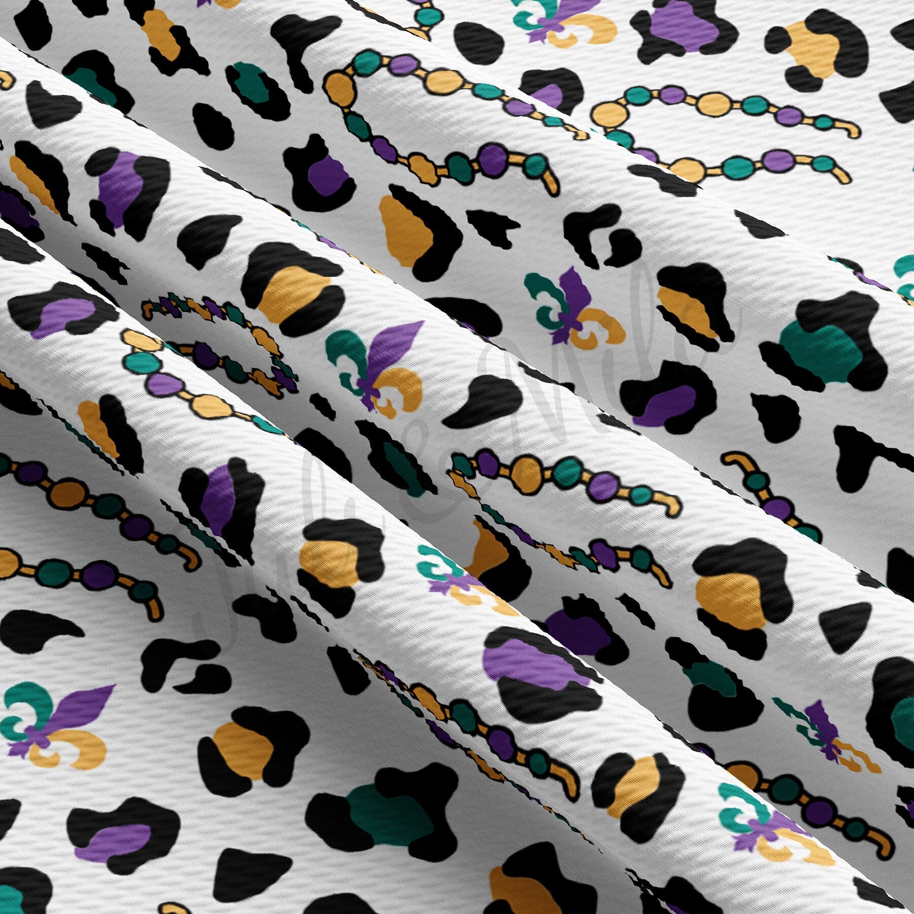 Mardi Gras Bullet Textured Fabric AA1357