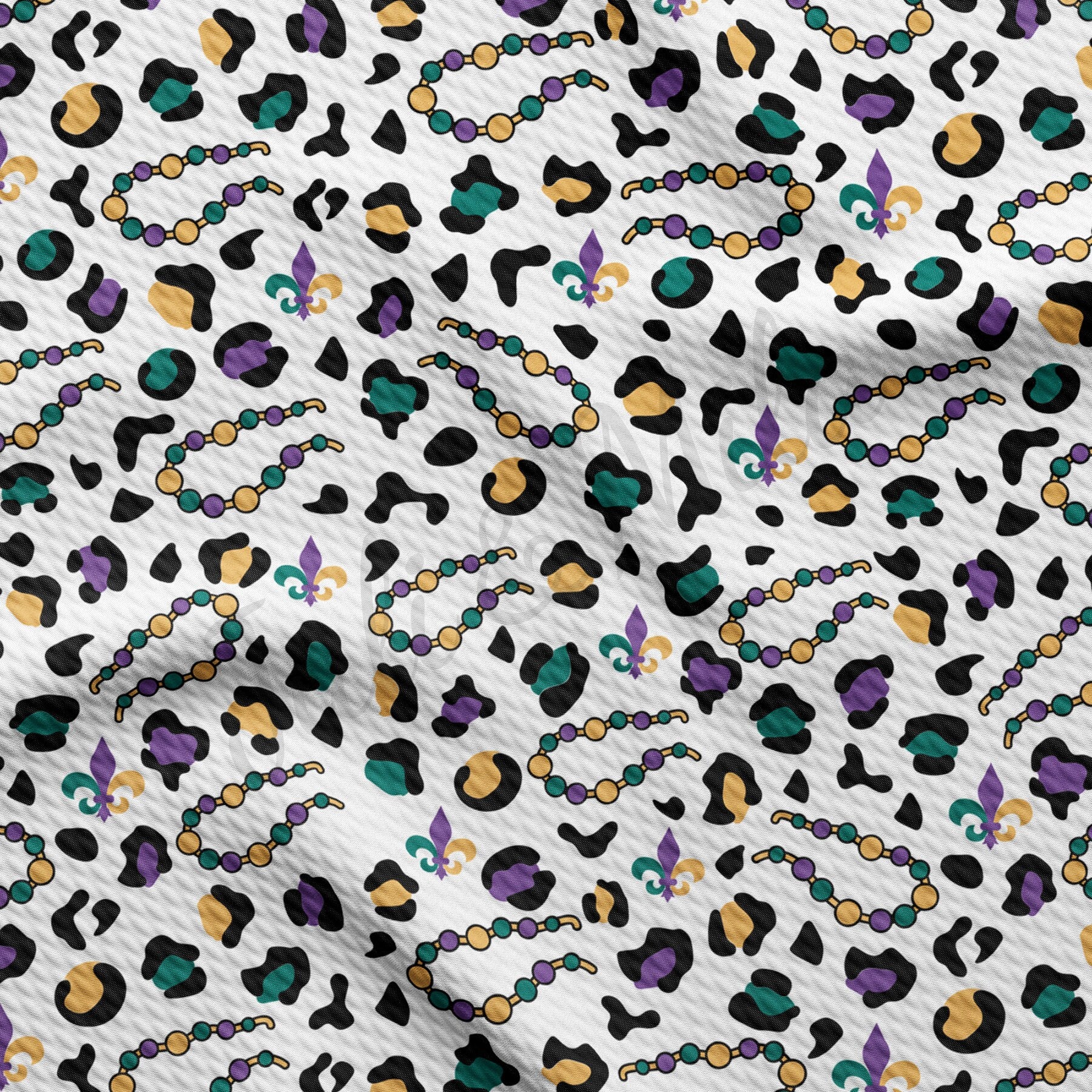 Mardi Gras Bullet Textured Fabric AA1849