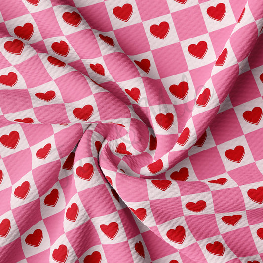 Valentines Day Bullet Textured Fabric AA1329