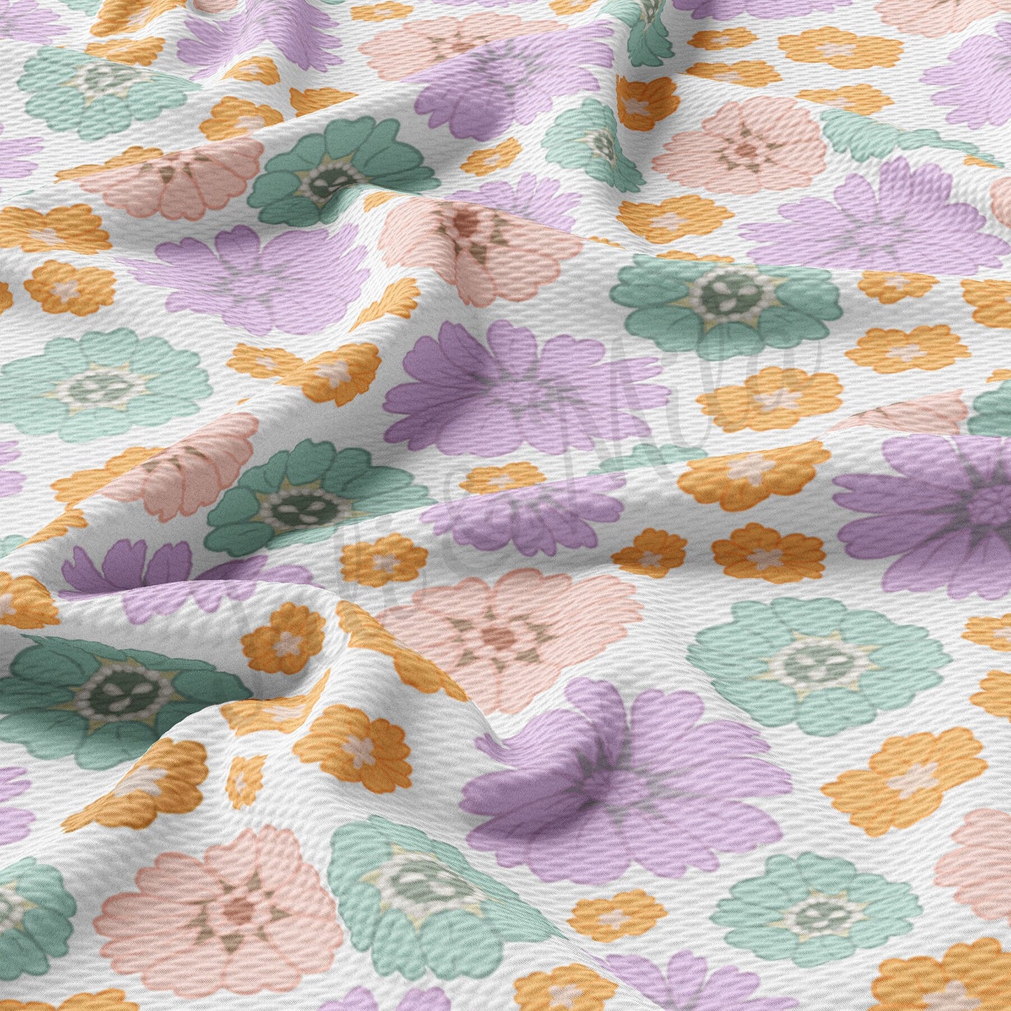 Printed Bullet Textured Fabric AA1454