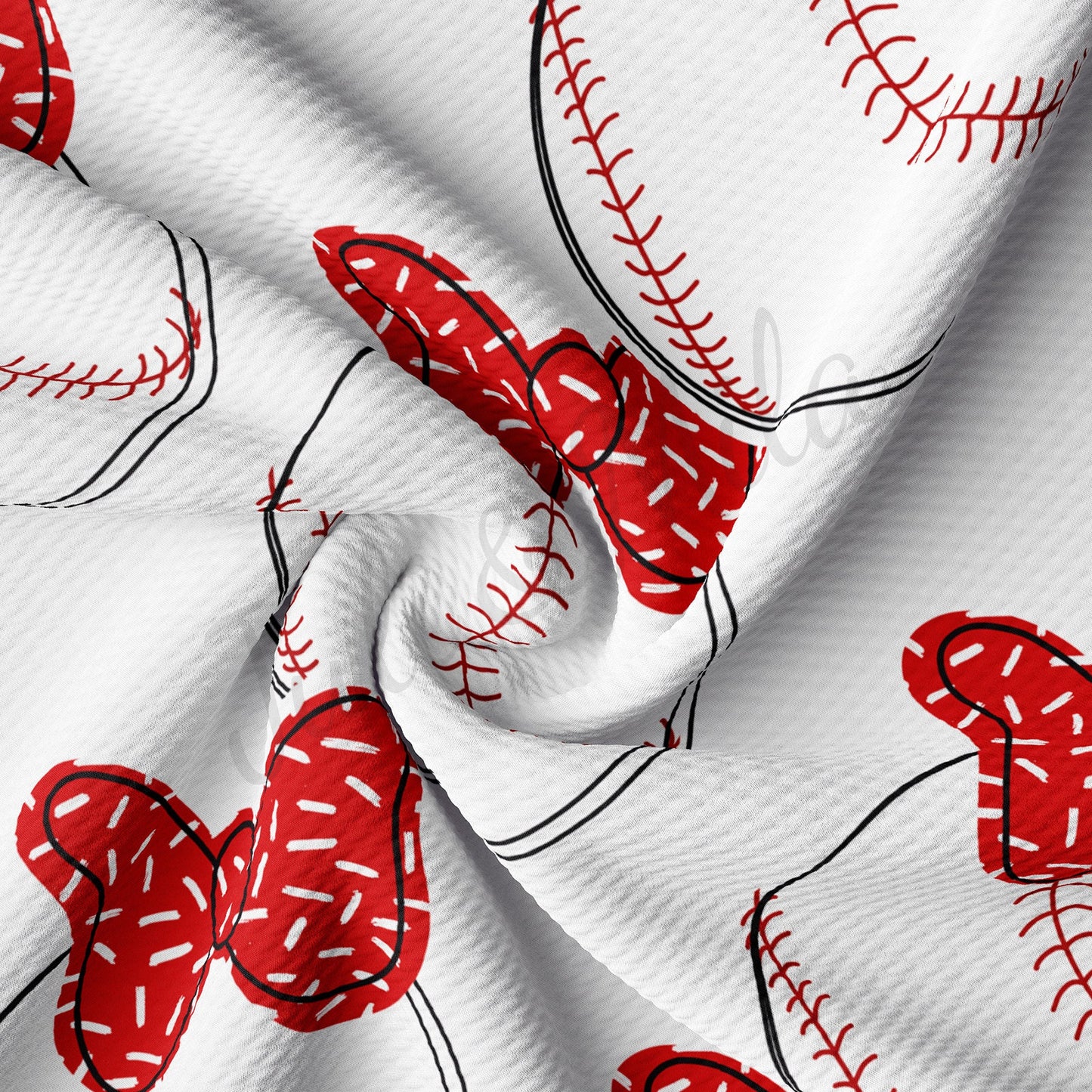 Baseball Bullet Textured Fabric AA1416