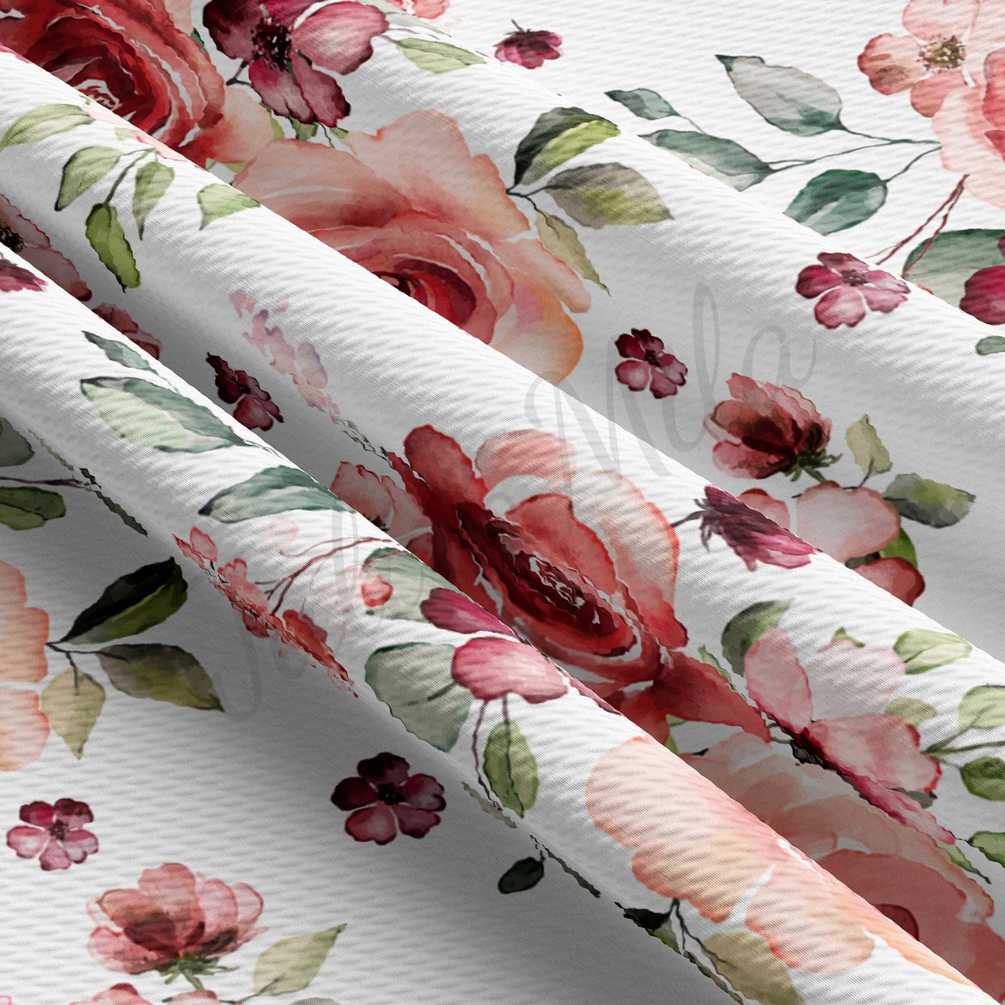 Floral Bullet Textured Fabric  AA1529