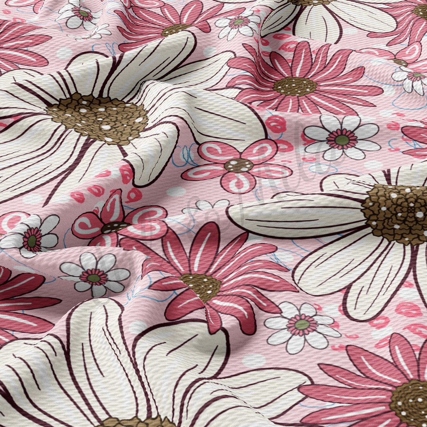 Floral  Bullet Textured Fabric by the yard AA1616