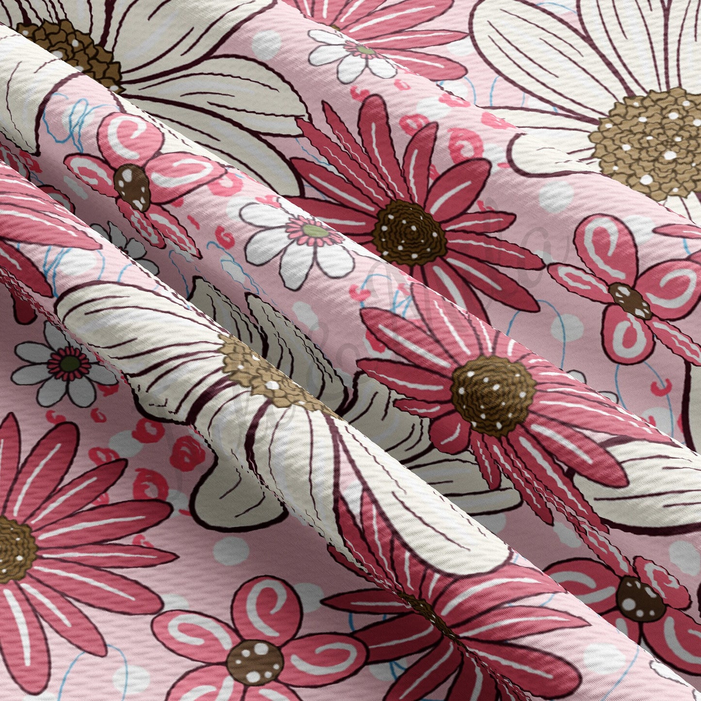 Floral  Bullet Textured Fabric by the yard AA1616