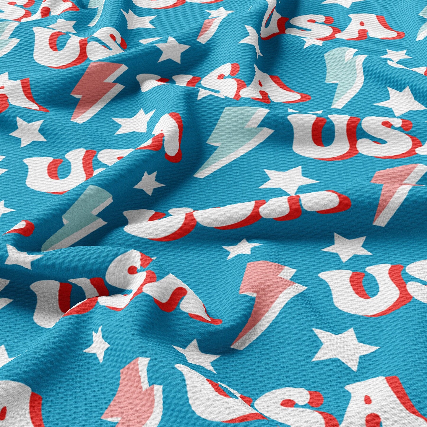 Patriotic 4th of July Bullet Textured Fabric by the yard AA1634