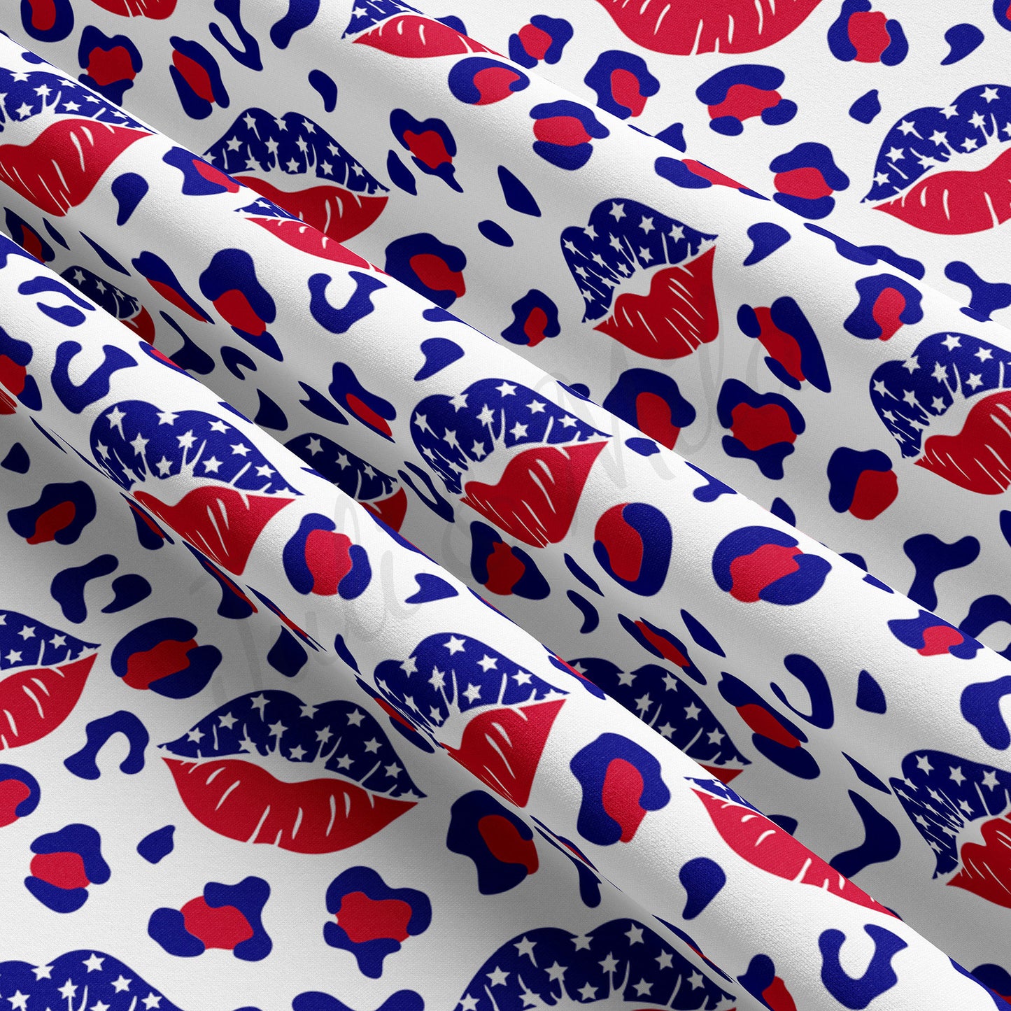 4th of July Patriotic  Fabric Double Brushed Polyester Fabric DBP1610