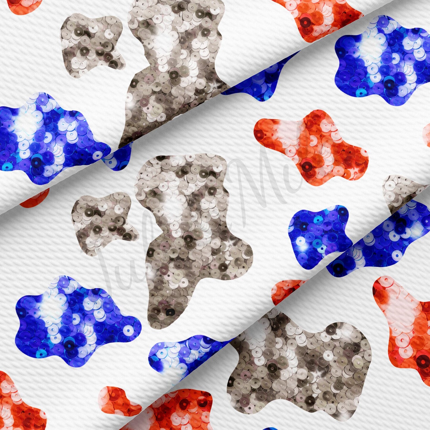 Patriotic 4th of July  Bullet Textured Fabric AA1542