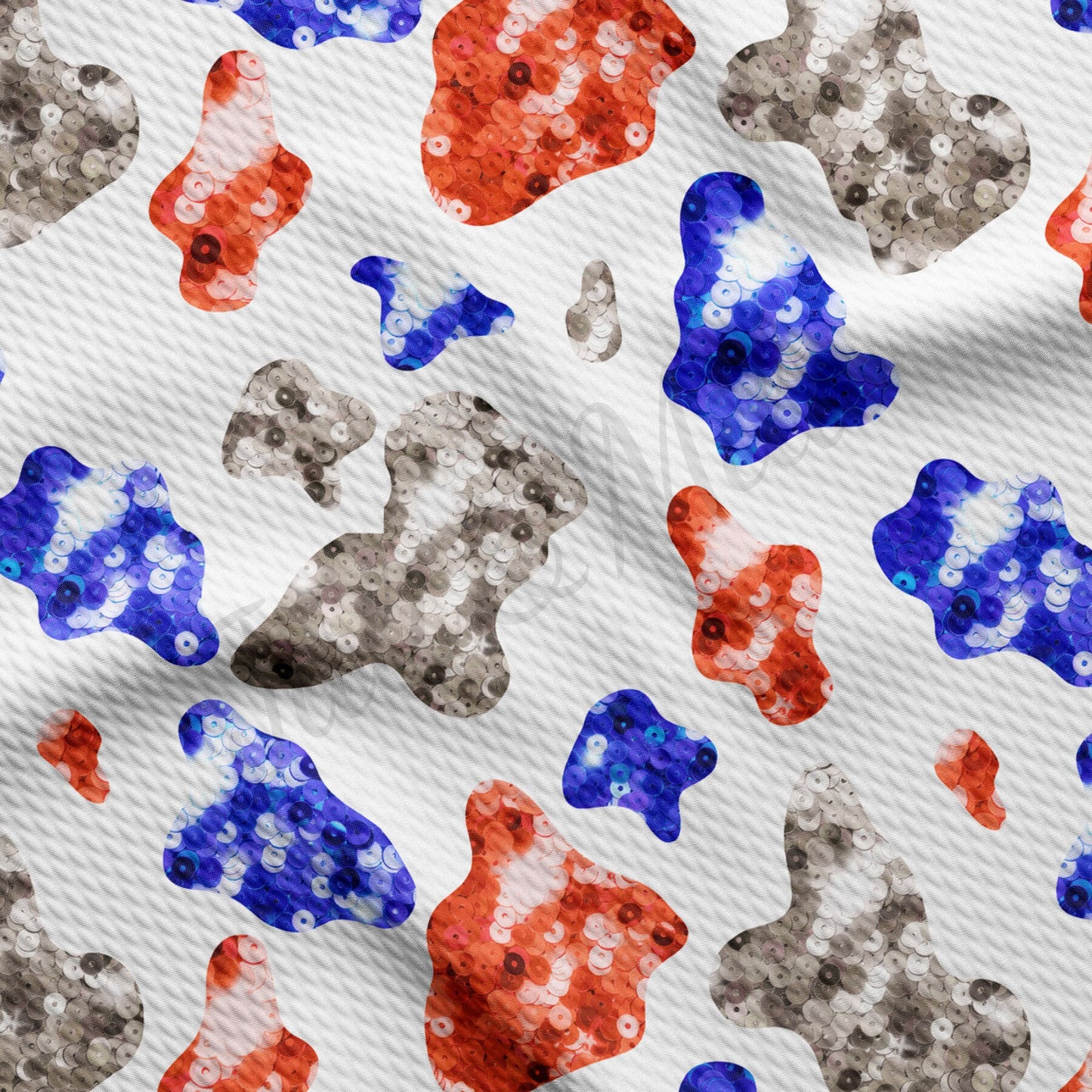 Patriotic 4th of July  Bullet Textured Fabric AA1542