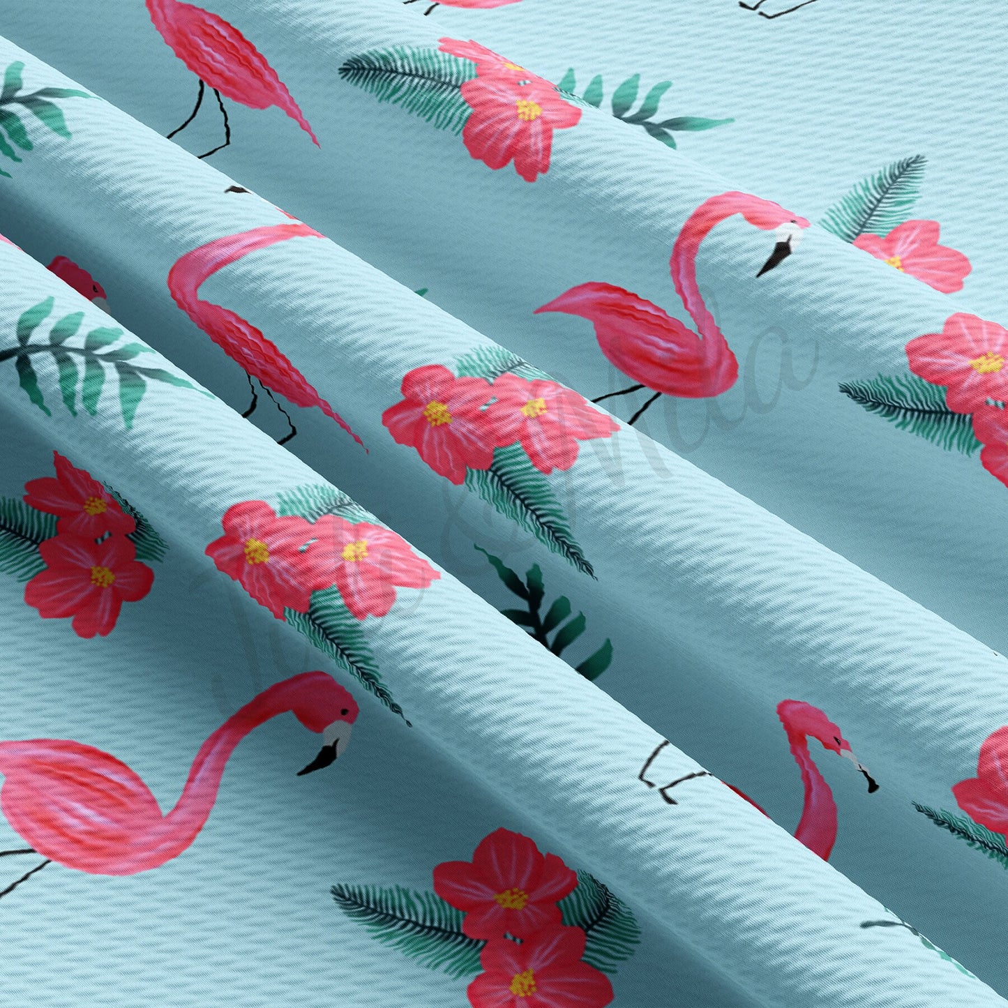 Flamingo Summer  Bullet Textured Fabric  AA1495