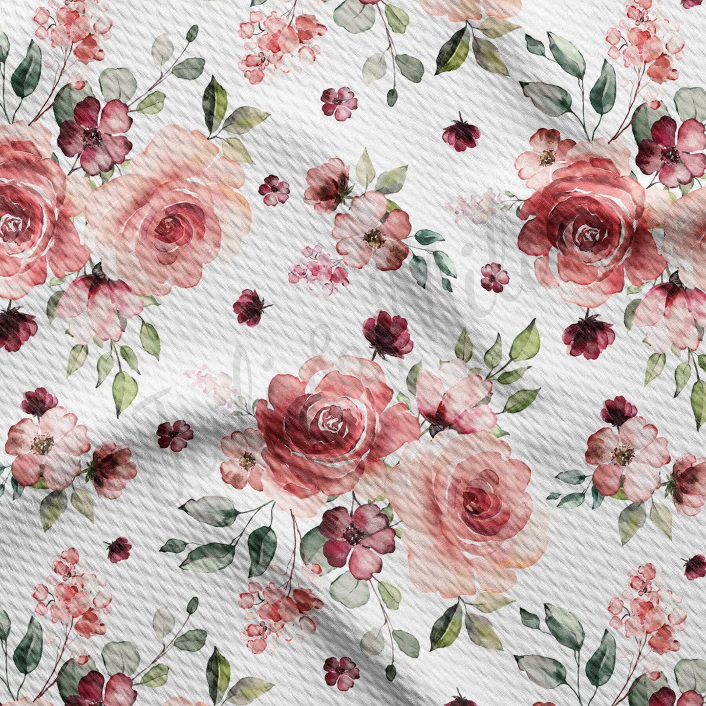 Floral Bullet Textured Fabric  AA1529