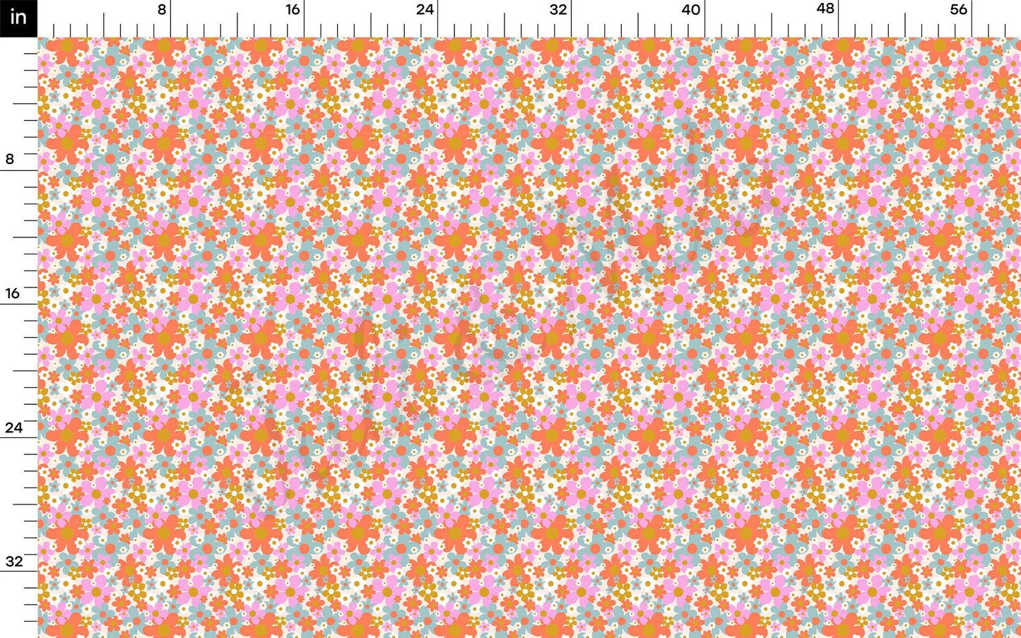 Floral Bullet Textured Fabric AA1538