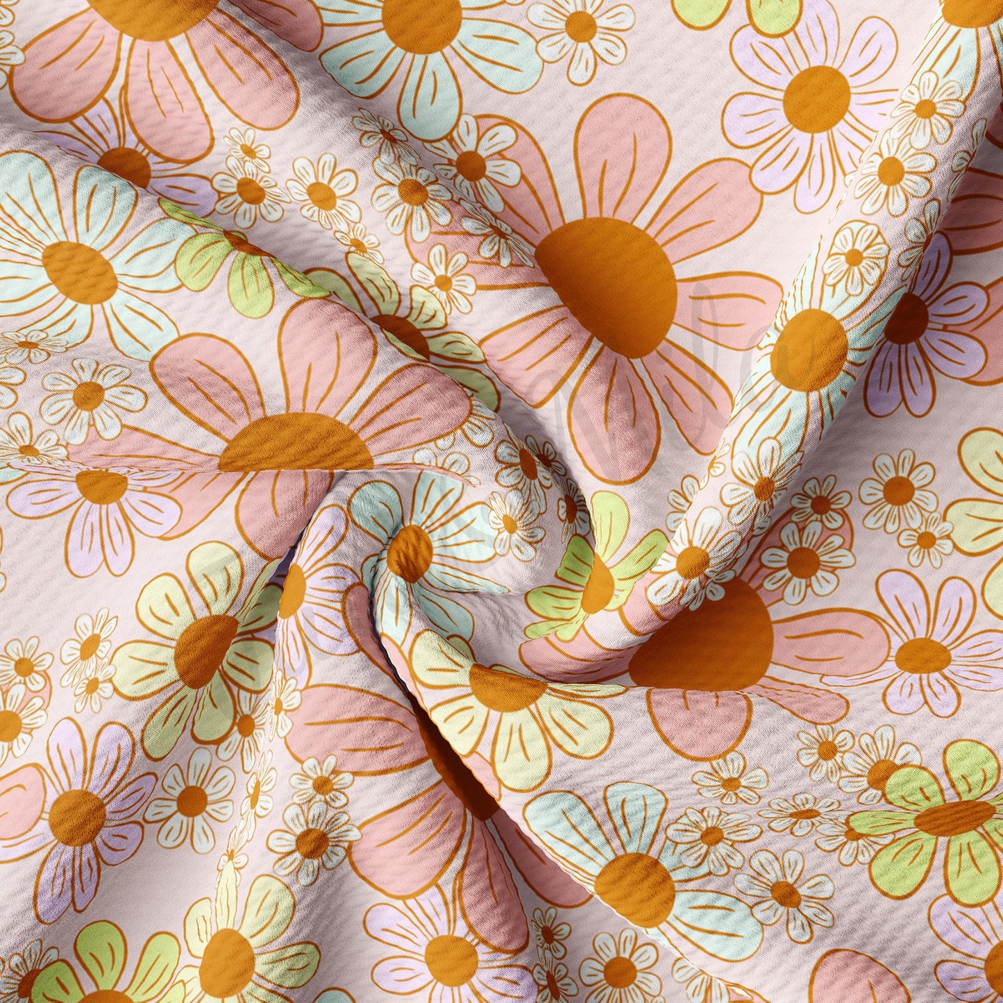 Floral  Bullet Textured Fabric  AA1541