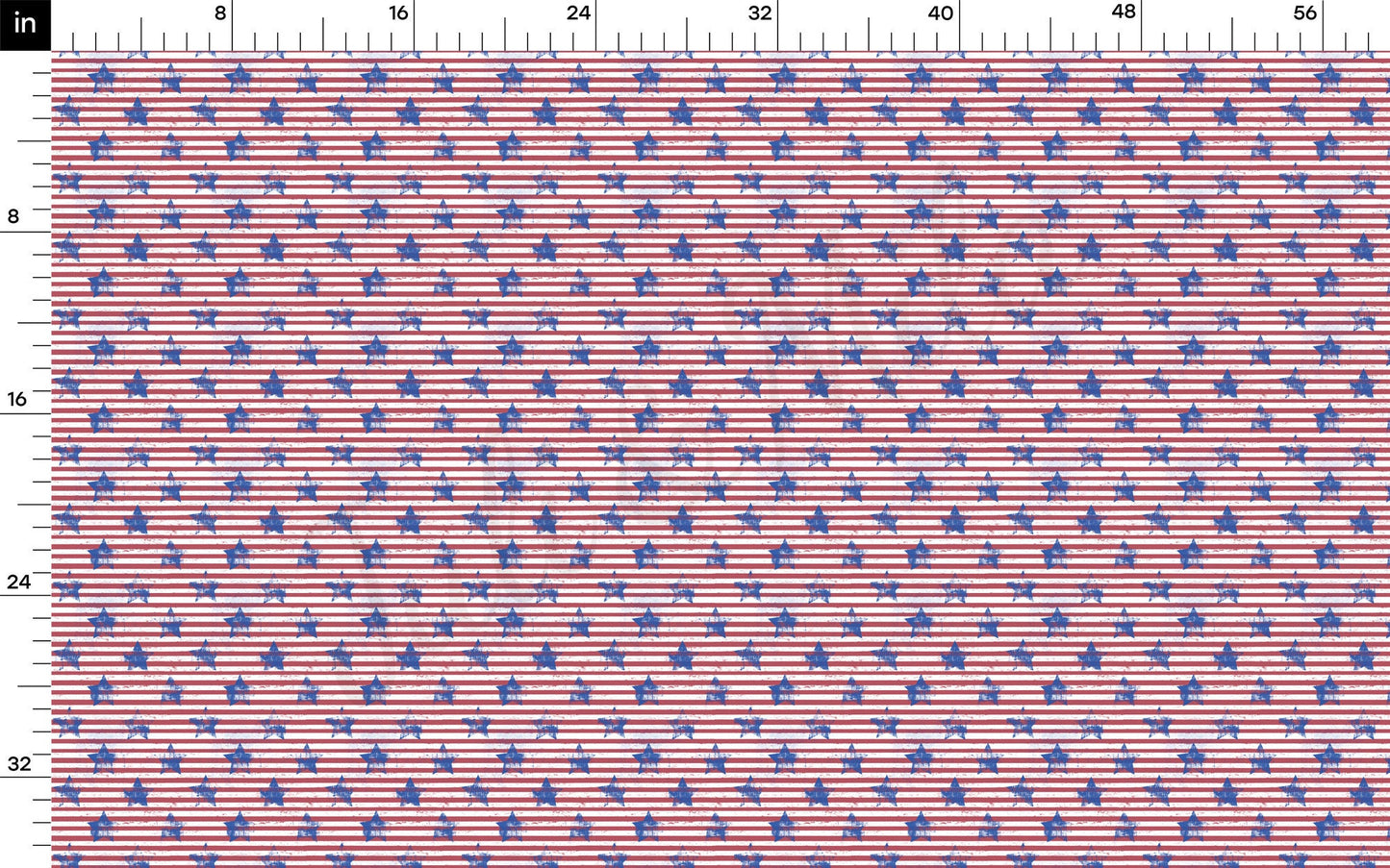 Rib Knit Fabric RBK1625 4th of July Patriotic