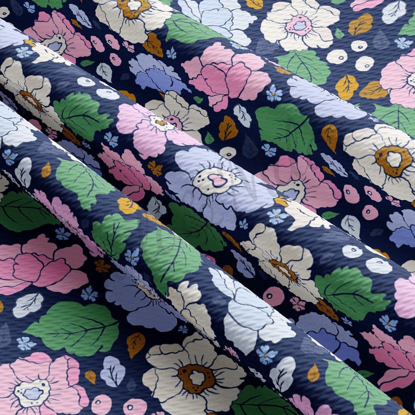 Floral  Bullet Textured Fabric  AA1688