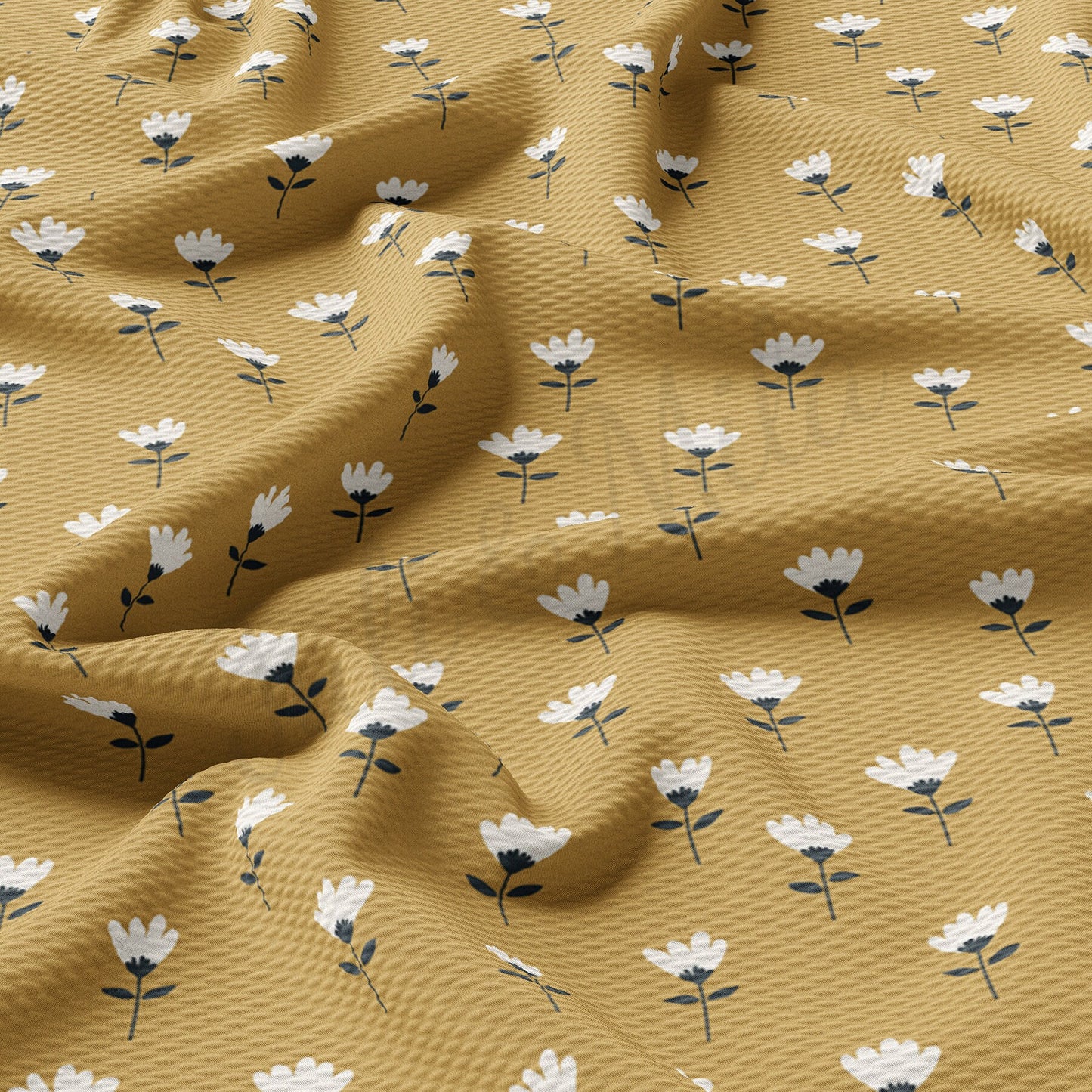 Floral  Bullet Textured Fabric by the yard AA1604