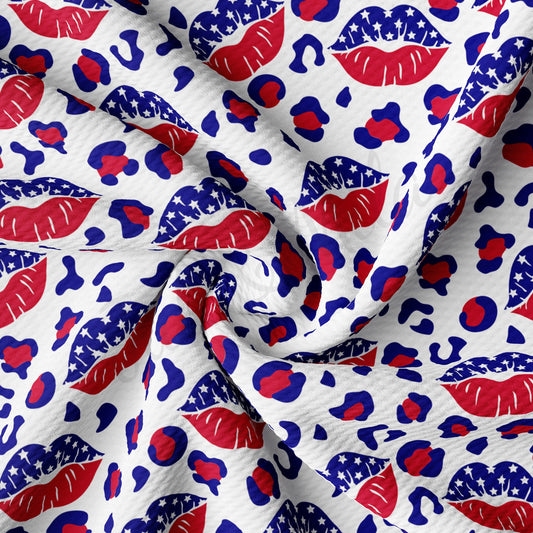 Patriotic 4th of July  Bullet Textured Fabric by the yard AA1610