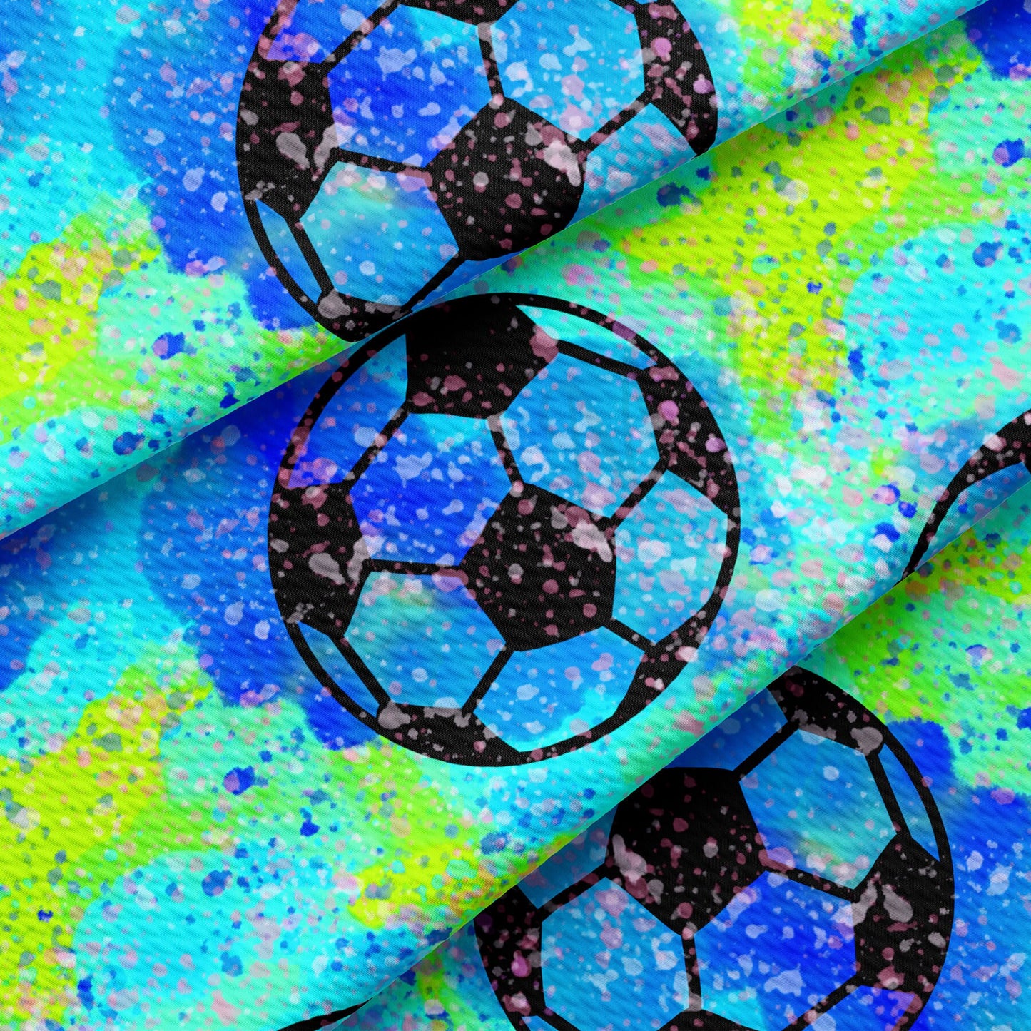 Soccer Bullet Textured Fabric AA1621