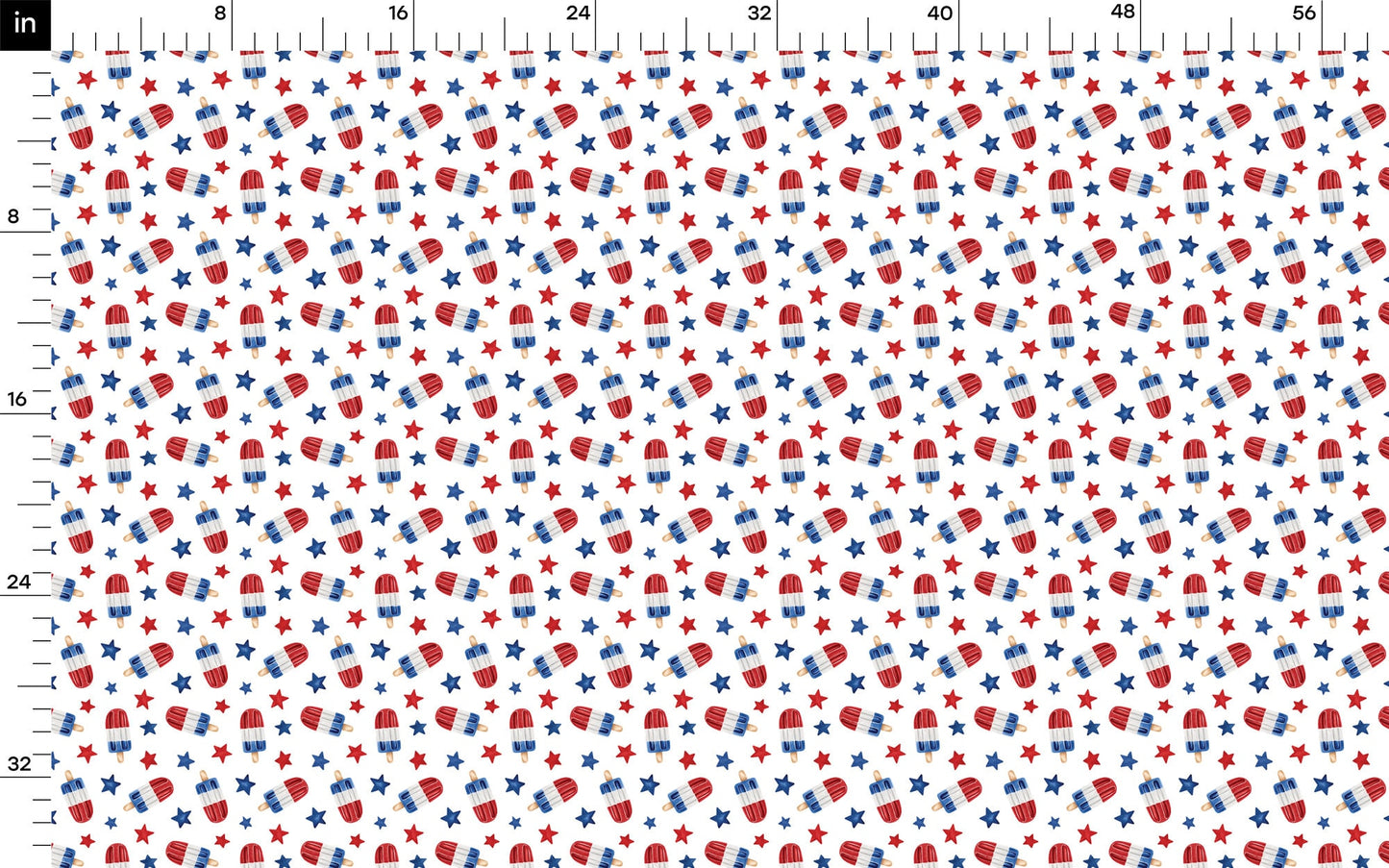 Rib Knit Fabric  RBK1611 4th of July Patriotic