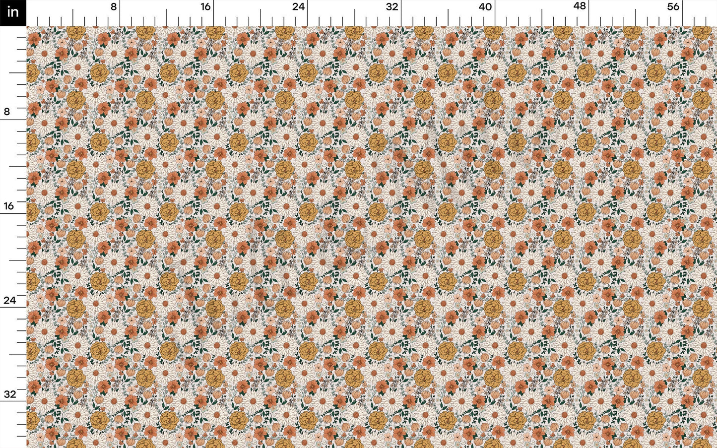 Floral Bullet Textured Fabric AA1655