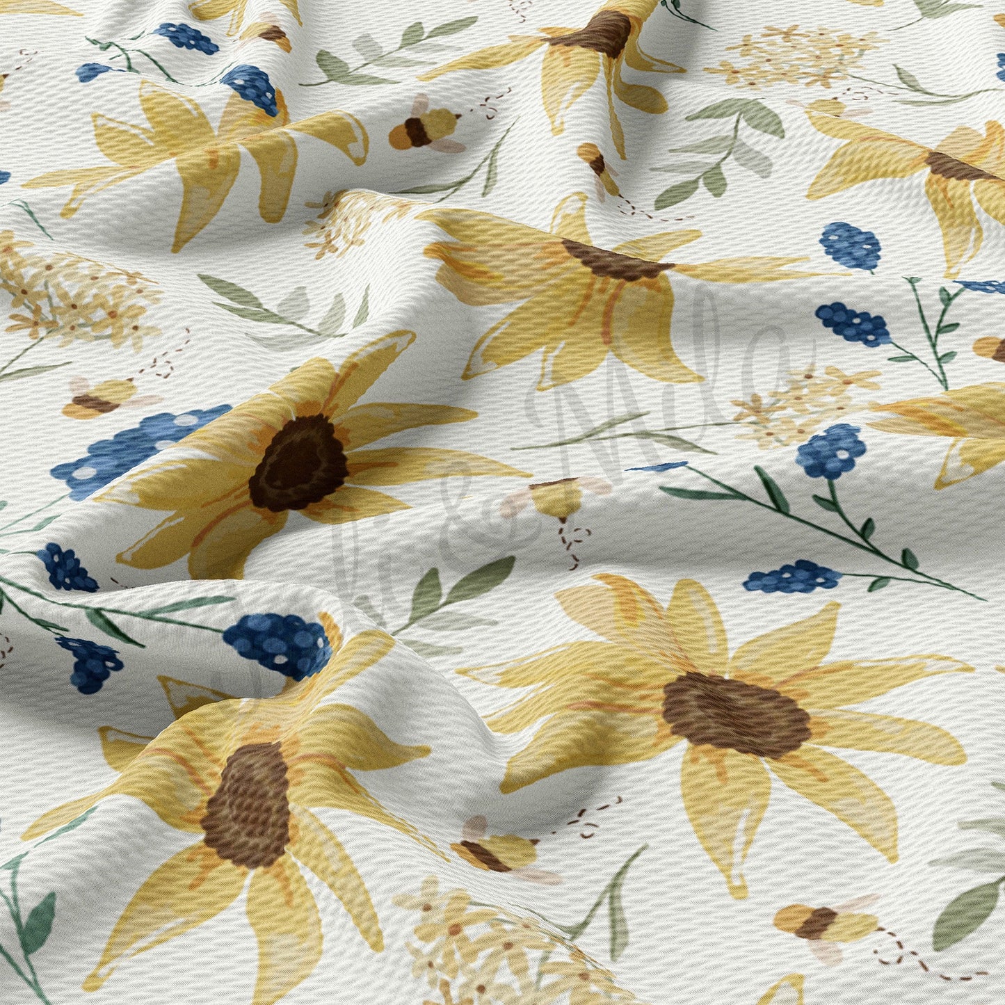 Floral  Bullet Textured Fabric AA1657