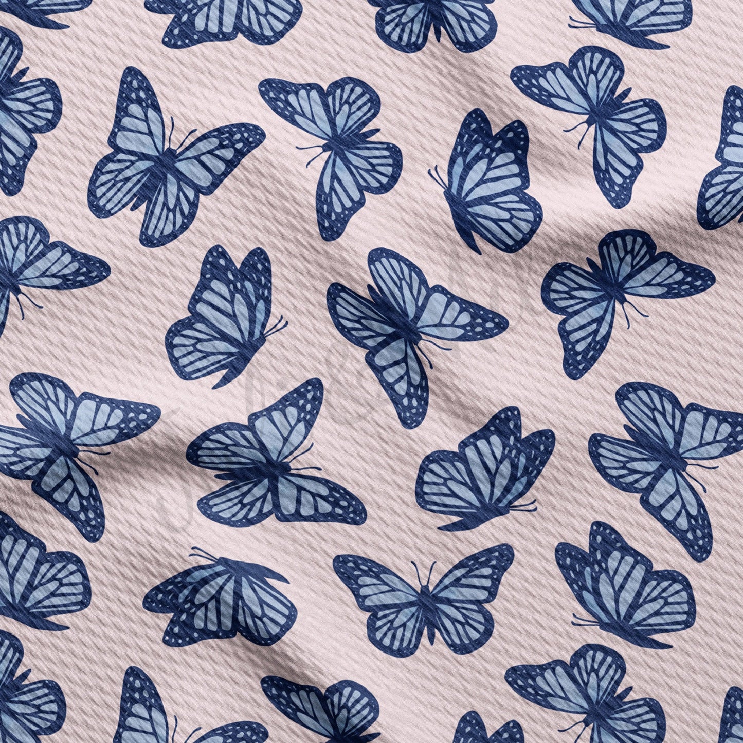 Butterflies Bullet Textured Fabric  AA1711