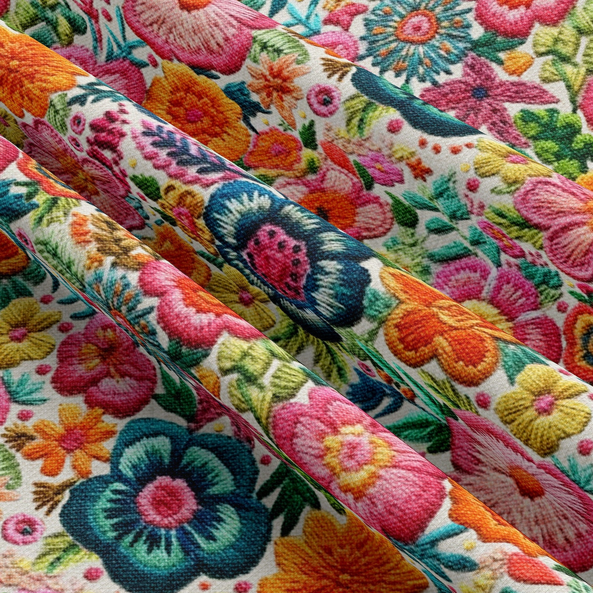 Embroidery Rib Knit Fabric  RBK1801