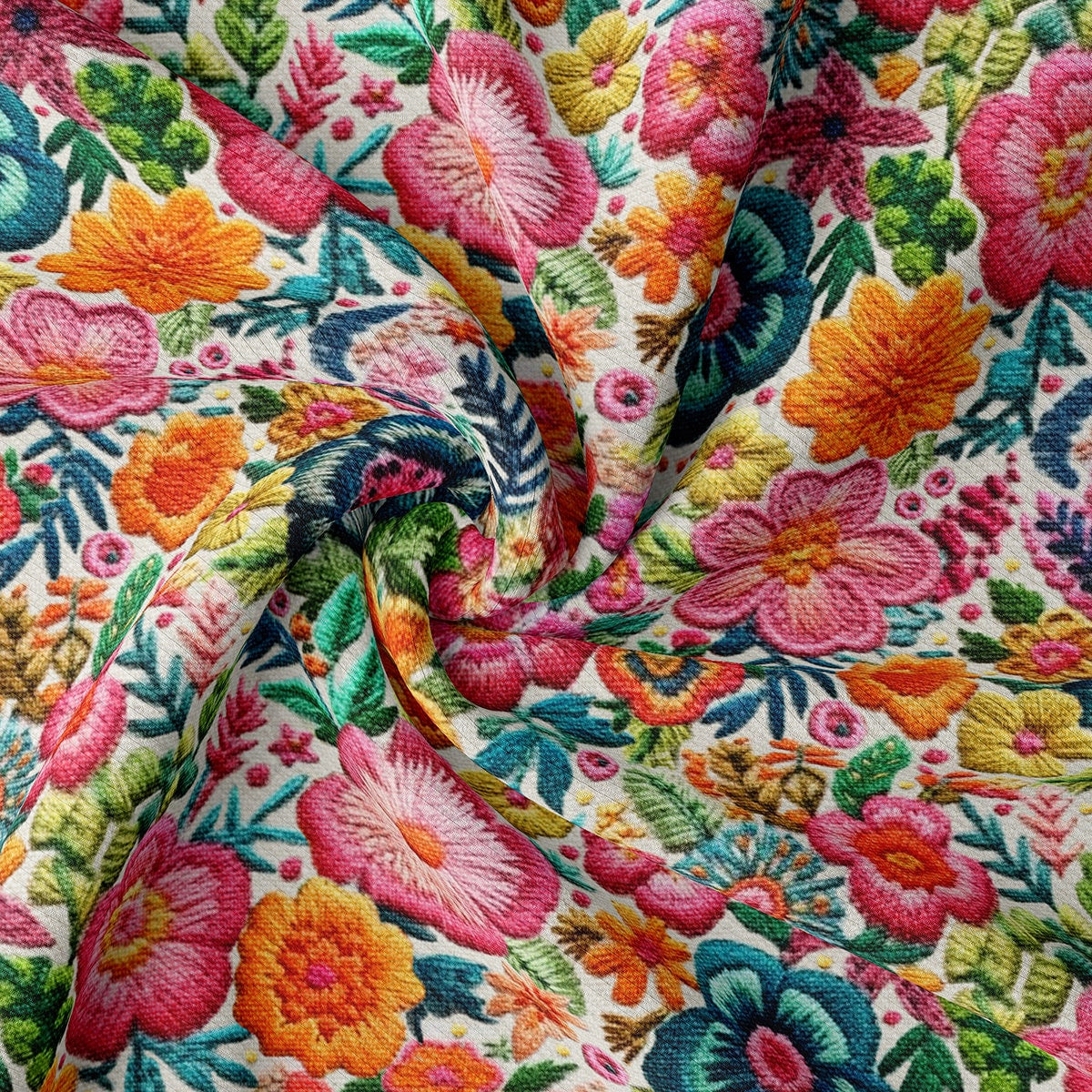 Embroidery Rib Knit Fabric AA1801 – Fabric4ever