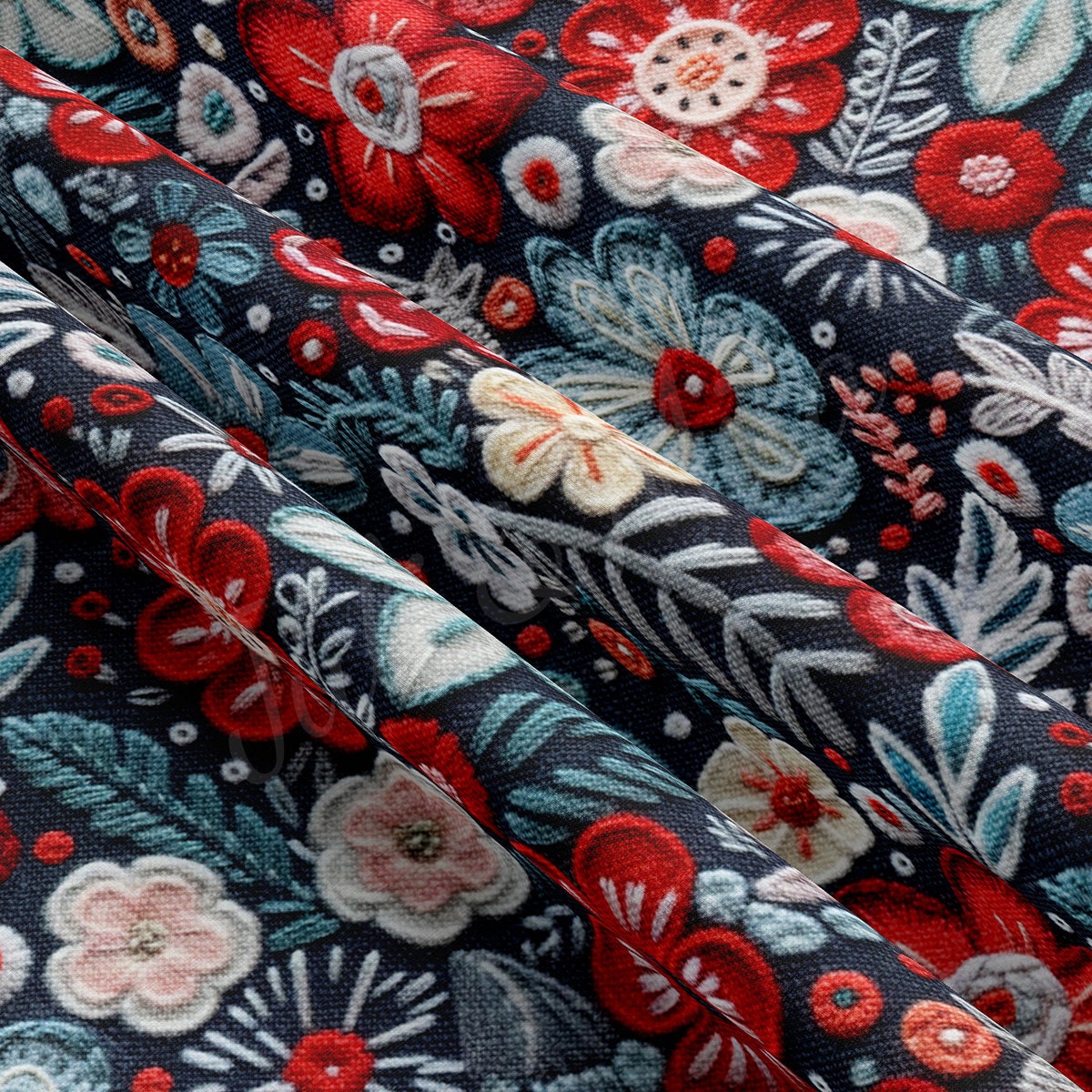 Double Brushed Polyester Fabric DBP1791 Embroidery