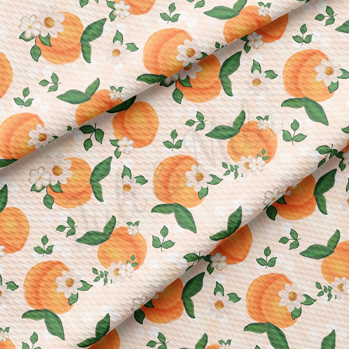 Peach Summer Bullet Textured Fabric AA1811