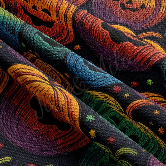 Autumn Fall Halloween  Bullet Textured Fabric  AA1816