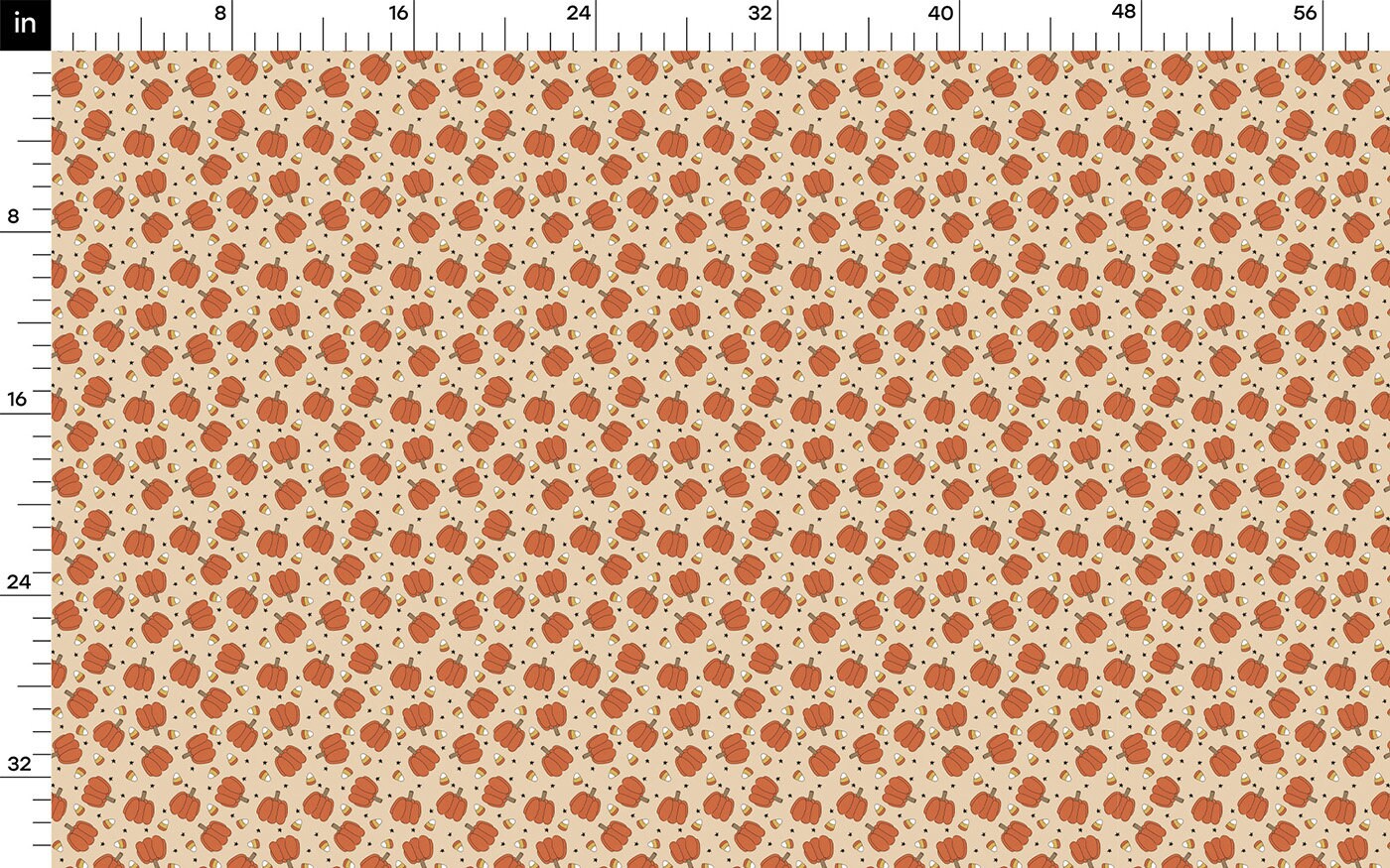 Autumn Fall Halloween  Bullet Textured Fabric AA1837