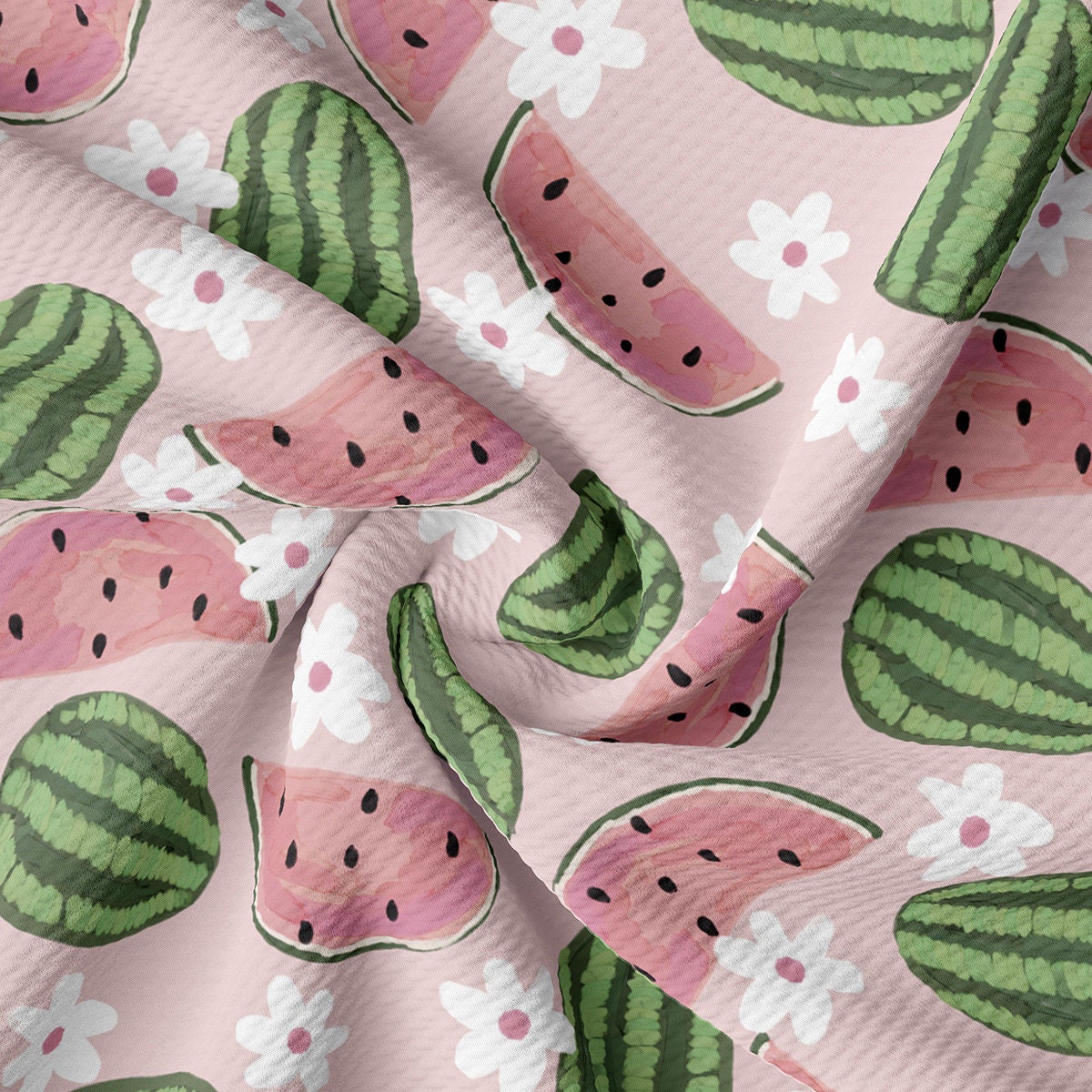 Watermelon Bullet Textured Fabric  AA1851