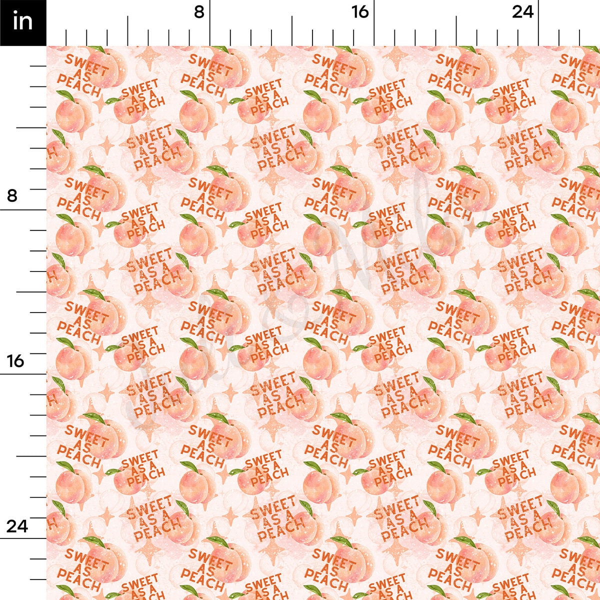 Sweet as peach Rib Knit Fabric  RBK1845