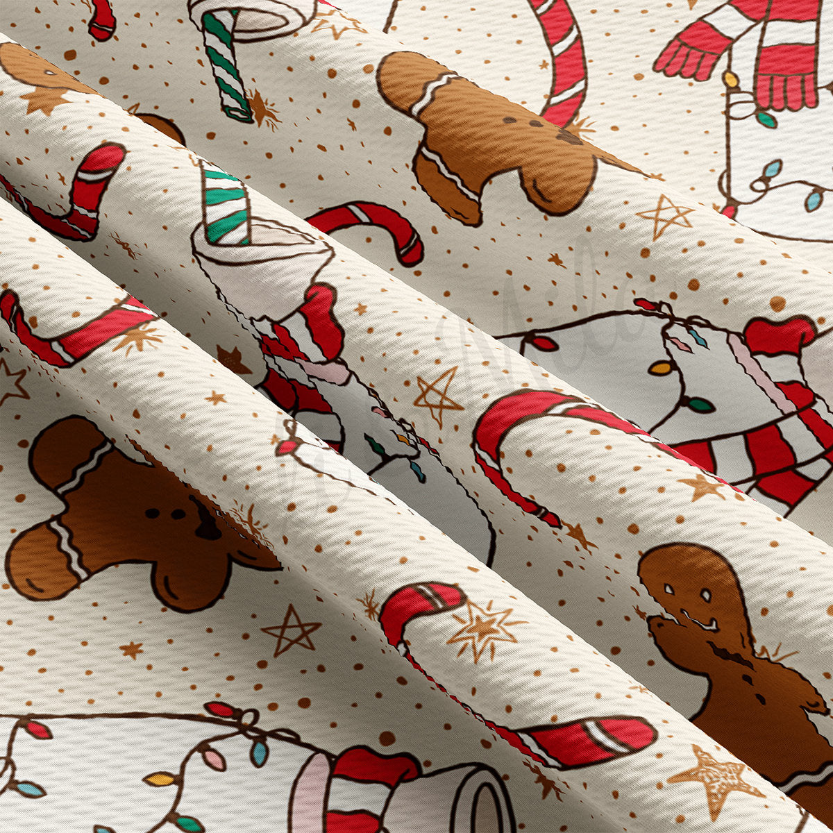 Bullet Textured Fabric  christmas milk AA1881