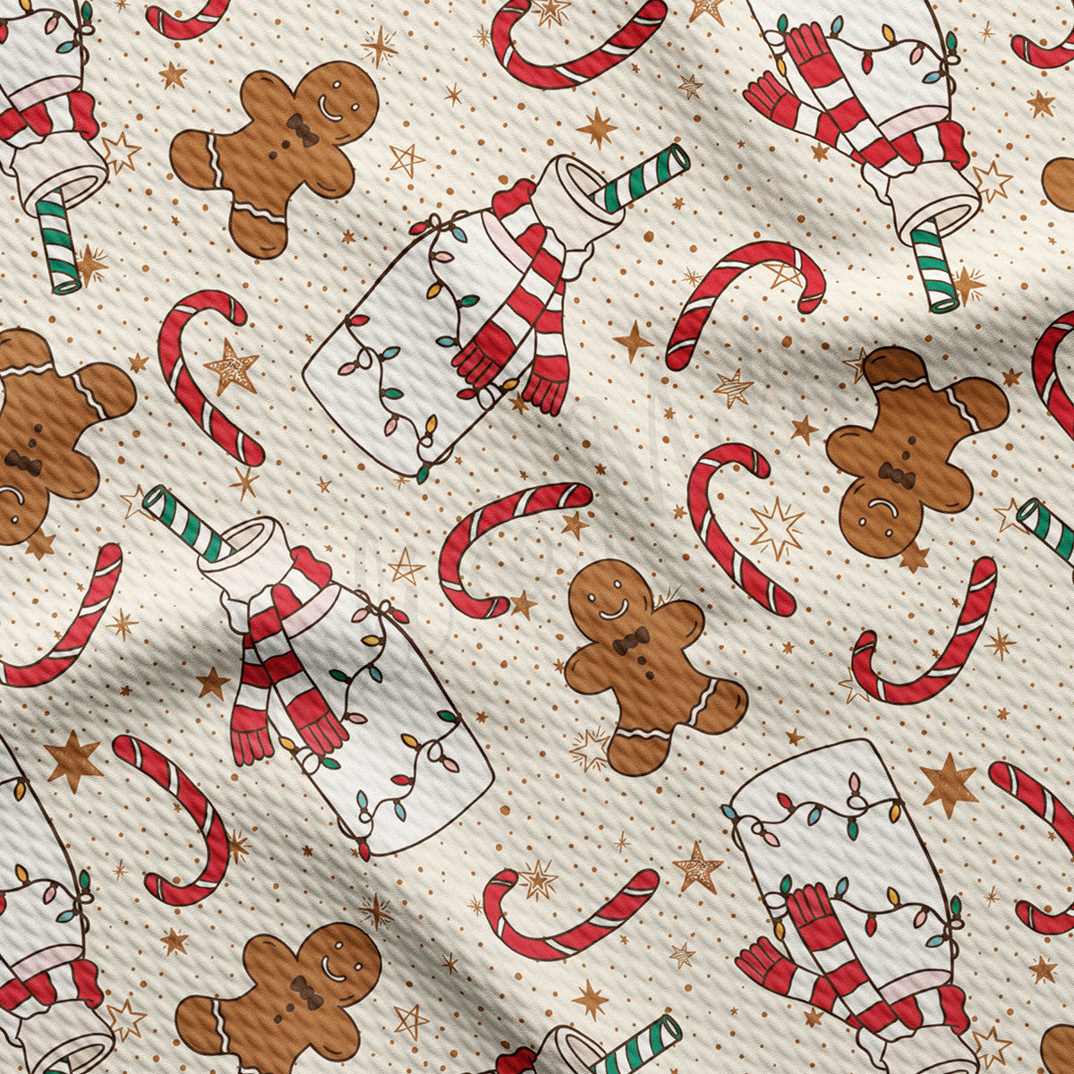 Bullet Textured Fabric  christmas milk AA1881