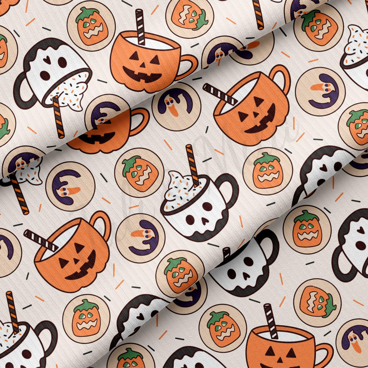 Halloween jersey shop knit fabric