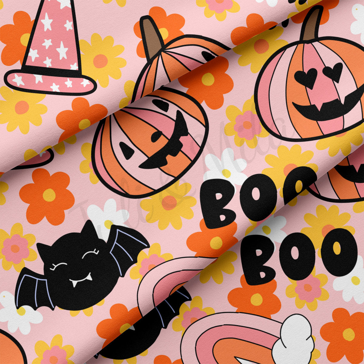 DBP Fabric Double Brushed Polyester Fabric DBP1865 halloween