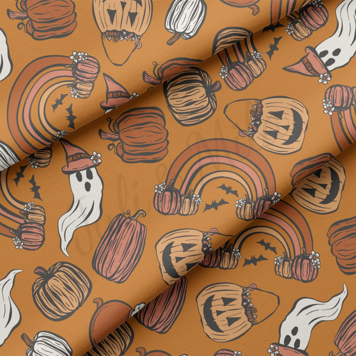 DBP Fabric Double Brushed Polyester Fabric DBP1875 halloween