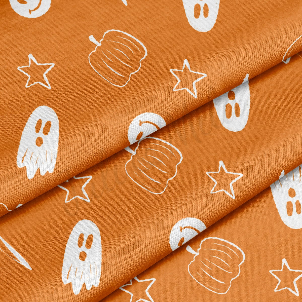 100% Cotton Fabric By the Yard Printed in USA Cotton Sateen -  Cotton Halloween  СTN1877