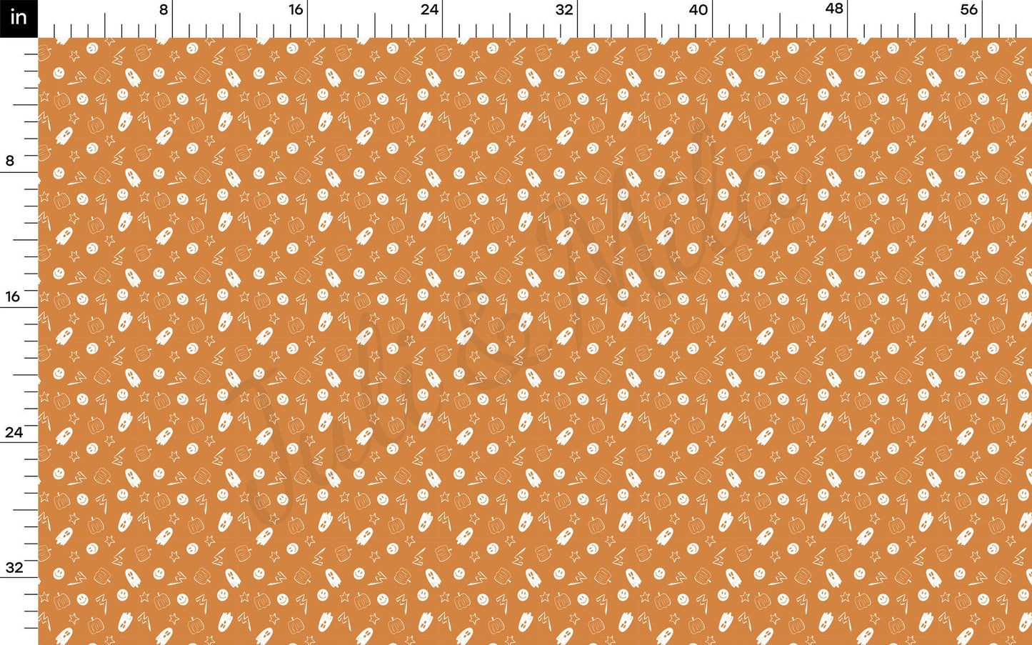 100% Cotton Fabric By the Yard Printed in USA Cotton Sateen -  Cotton Halloween  СTN1877