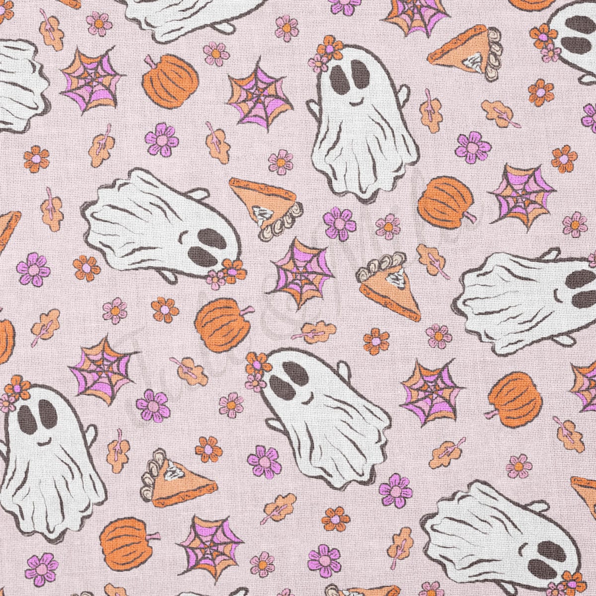 100% Cotton Fabric By the Yard Printed in USA Cotton Sateen -  Cotton Halloween  СTN1870