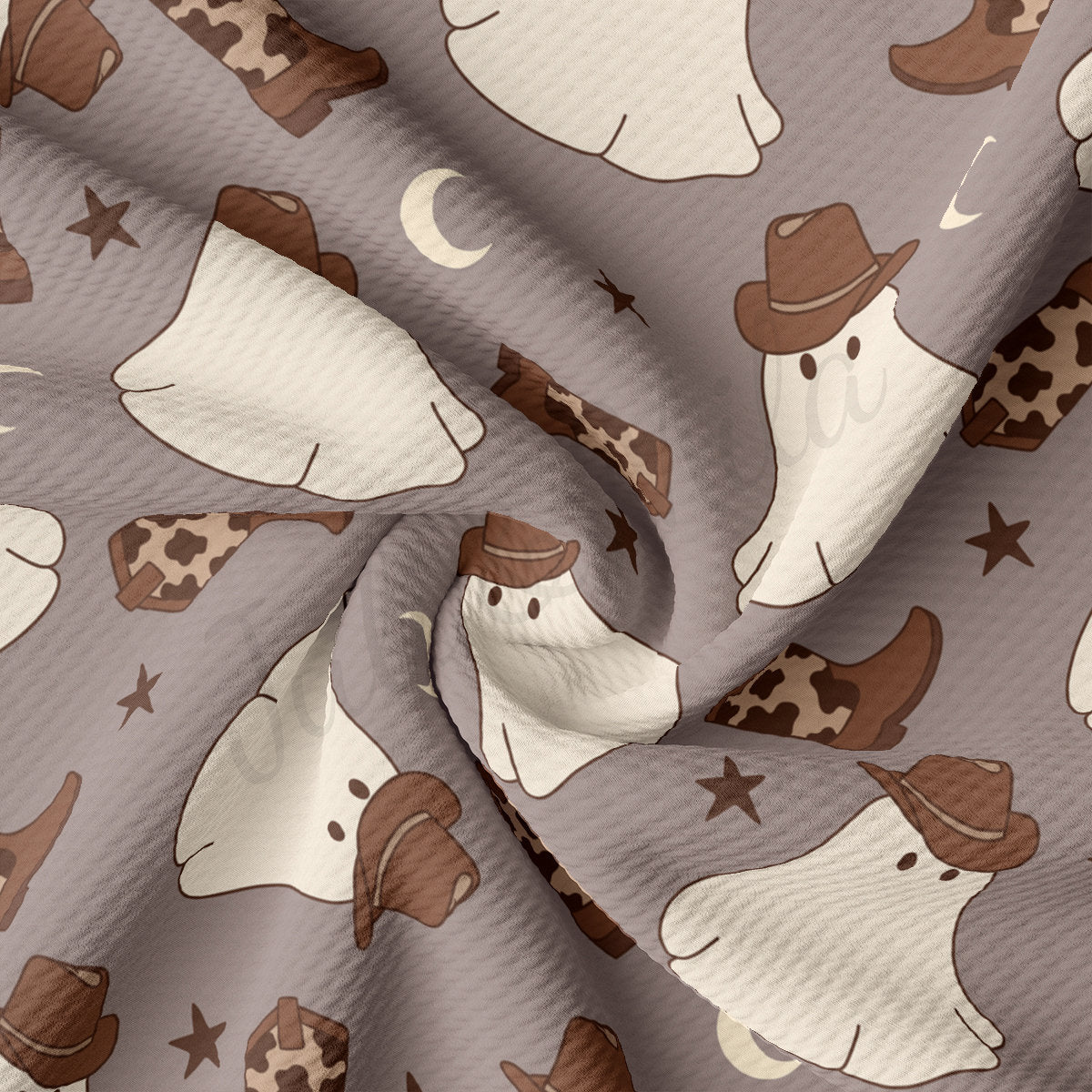 Fall Halloween Bullet Textured Fabric  AA1908 cowboy ghosts