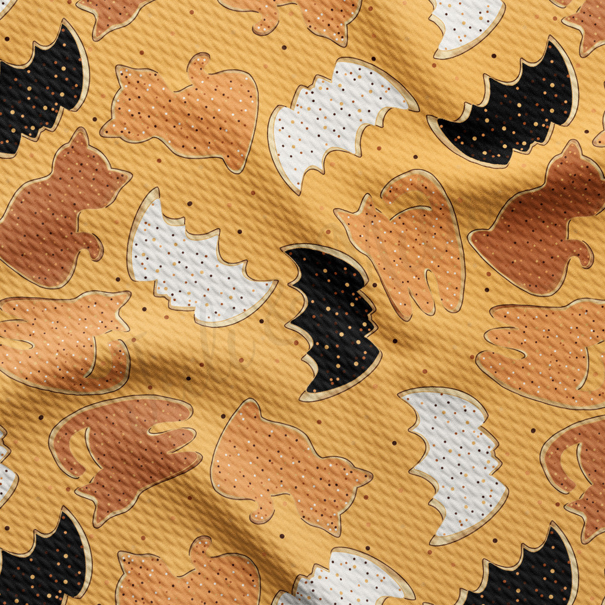 Autumn Fall Halloween  Bullet Textured Fabric  AA1945