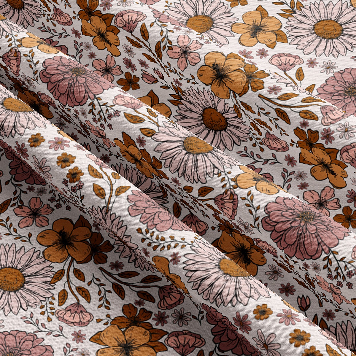 Bullet Textured Fabric  floral AA1864